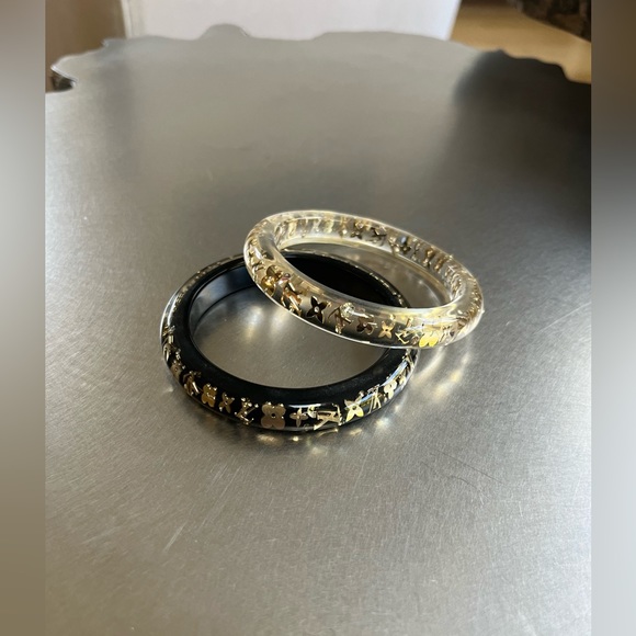 LOUIS VUITTON RESIN BANGLE BRACELETS - Picture 2 of 5